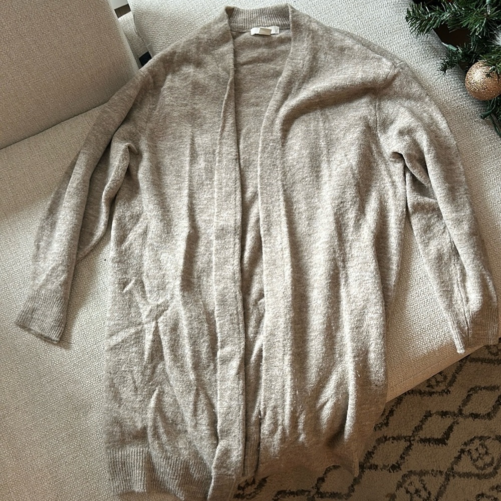 Taupe soft cardigan size M